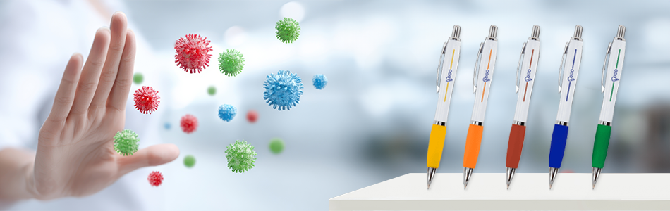 Bolígrafos antibacterianos