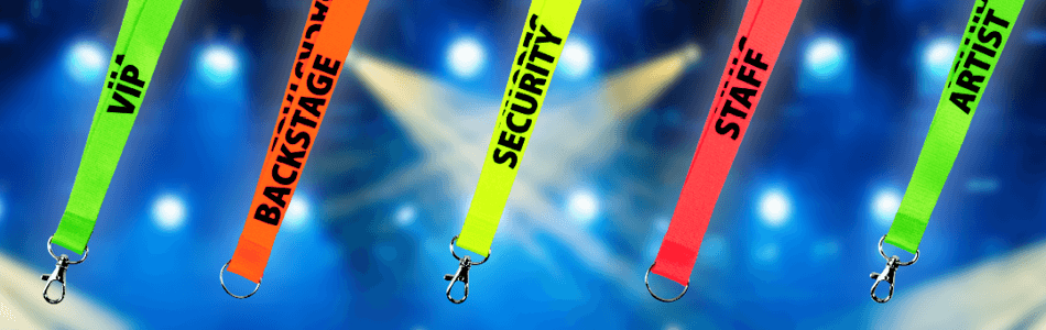 Lanyards neón