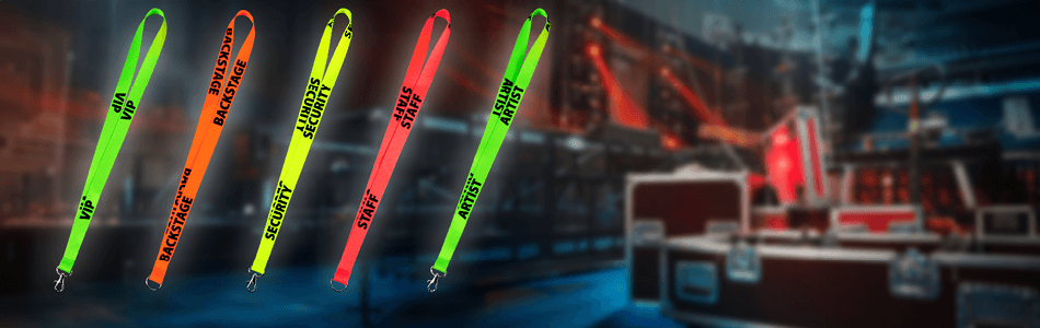 Lanyards neón