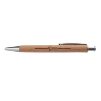 ¡Descubre bolígrafos de madera personalizados para tu empresa! Diseño elegante, grabado único, mezcla de metal y madera.