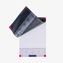 Blocs de notas con tapa azul y gris, ideales para ti si buscas resistencia y economía en tu trabajo o estudio diario