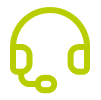 Icono de headset (atención al cliente)